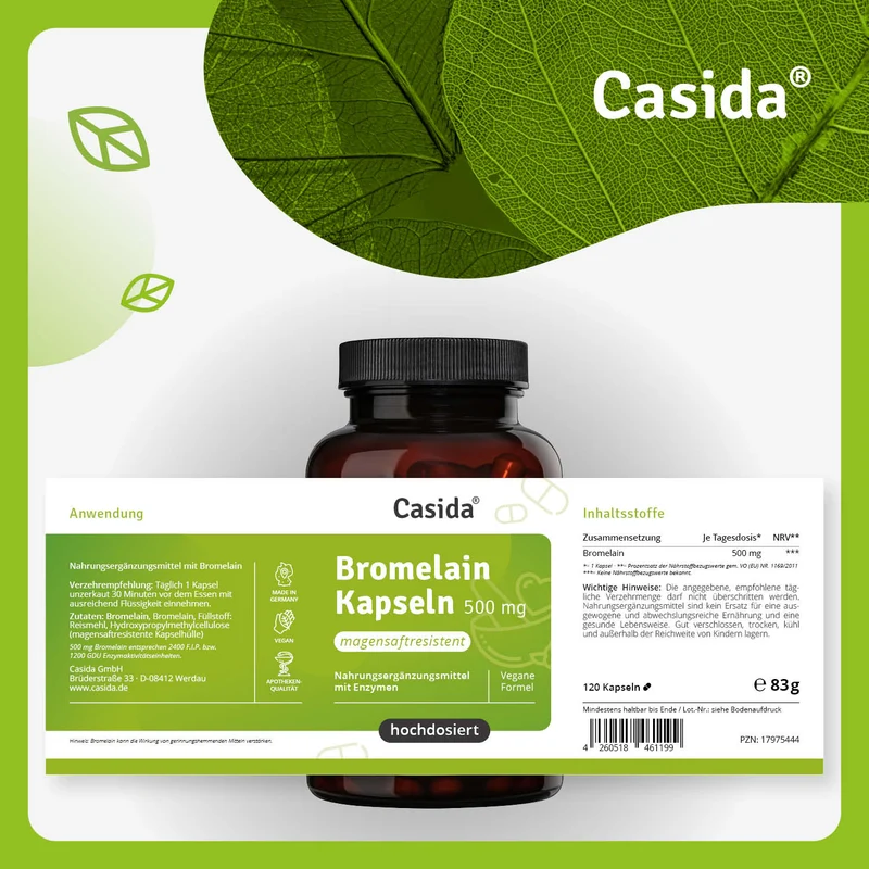 Bromelain Kapseln 500 mg - B2B