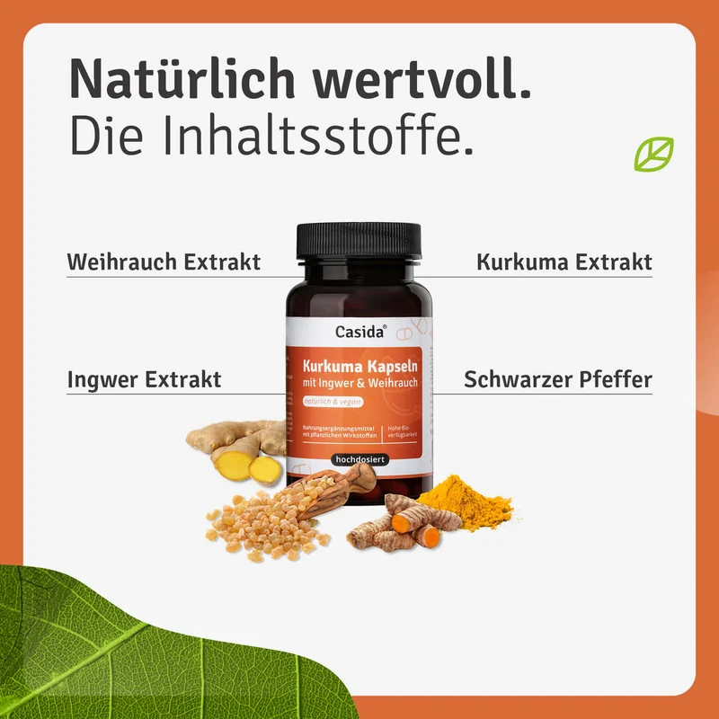 Kurkuma – Ingwer – Weihrauch Kapseln - B2B