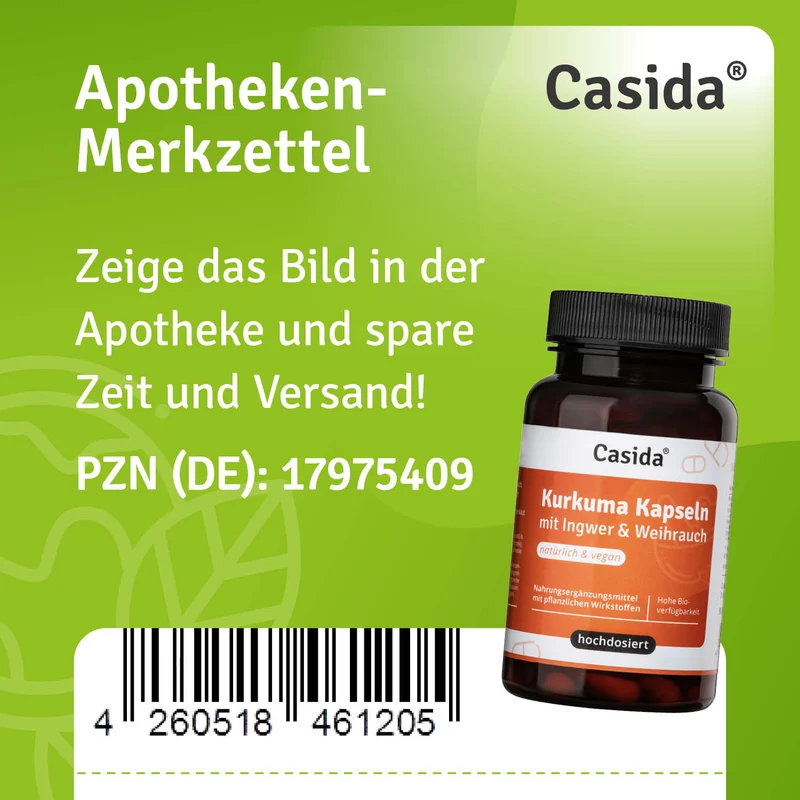 Kurkuma – Ingwer – Weihrauch Kapseln - B2B