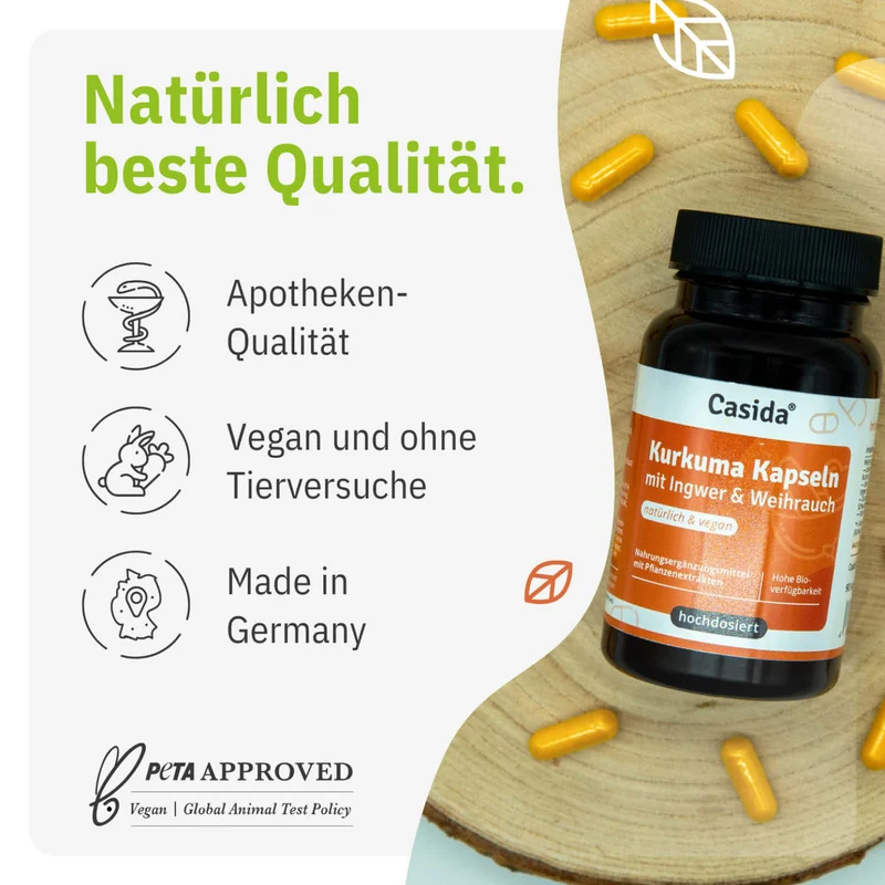 Kurkuma – Ingwer – Weihrauch Kapseln - B2B