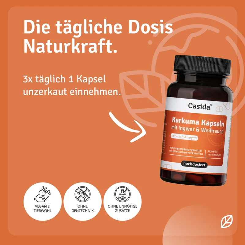 Kurkuma – Ingwer – Weihrauch Kapseln - B2B