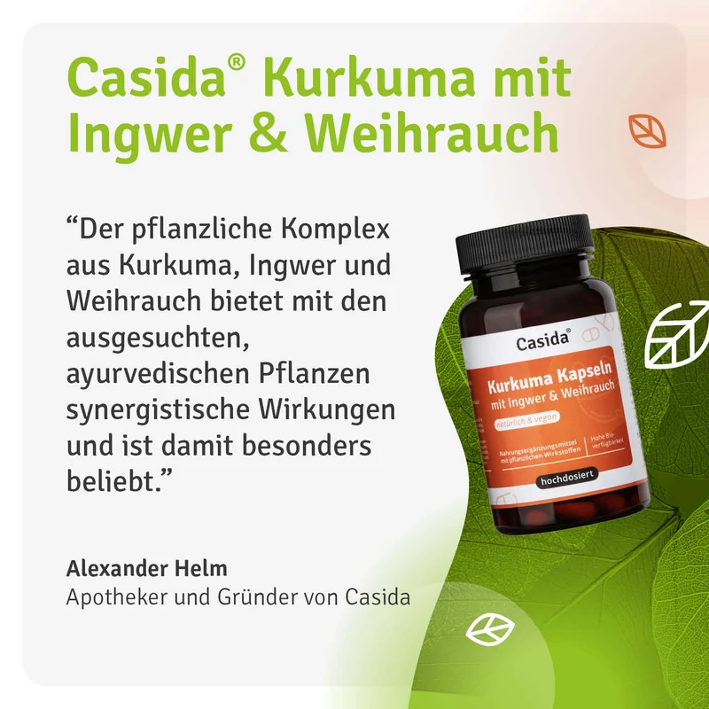 Kurkuma – Ingwer – Weihrauch Kapseln - B2B
