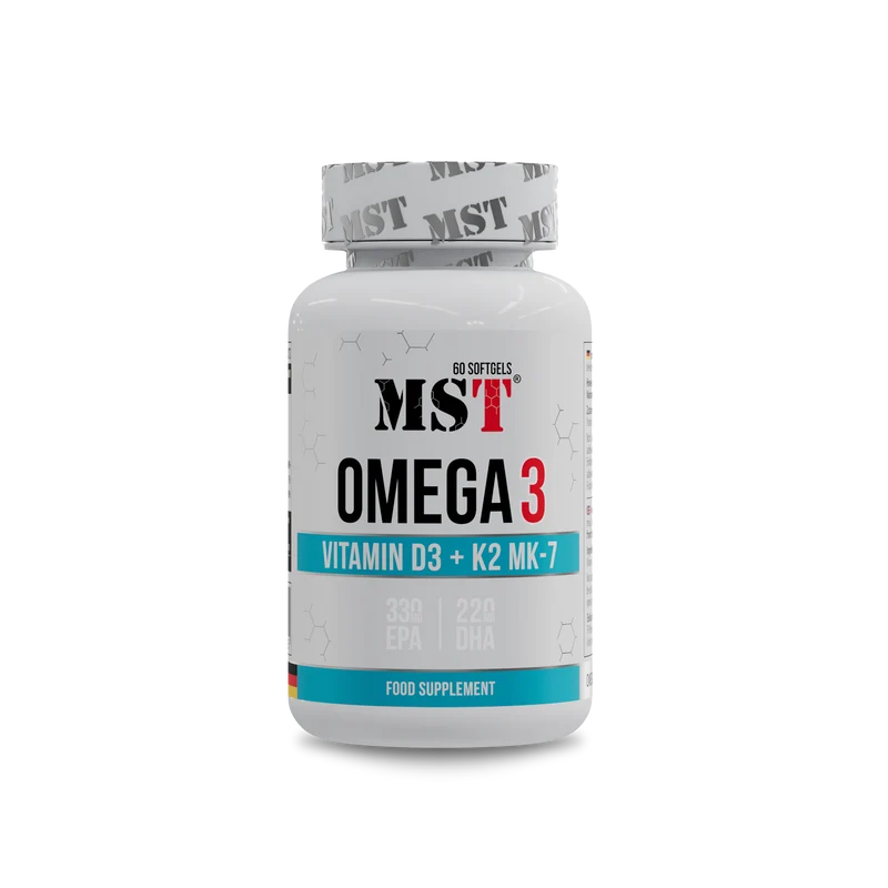 Omega 3 Triglyceride D3 + K2 60 softgels