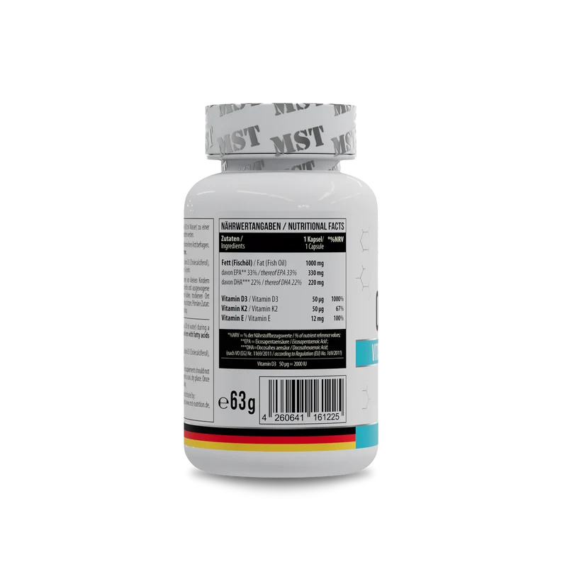Omega 3 Triglyceride D3 + K2 60 softgels