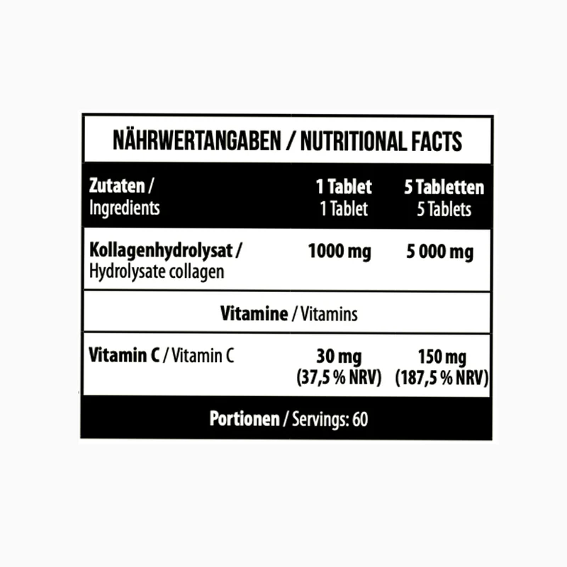 Collagen Hydrolysate 300 Tabletten