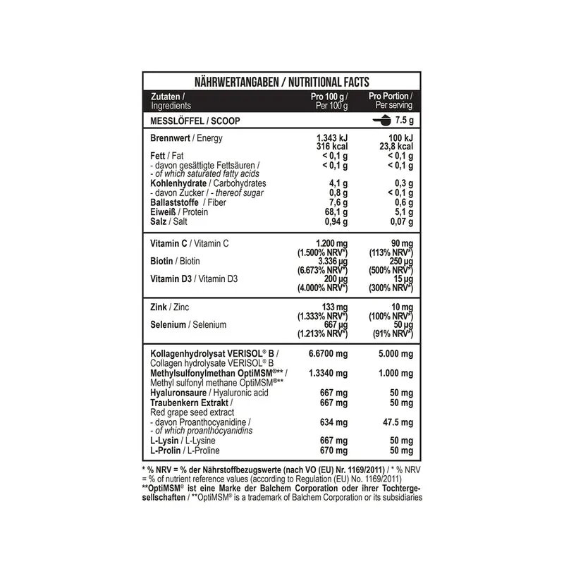 Collagen Beauty Verisol® 450 g Pineapple