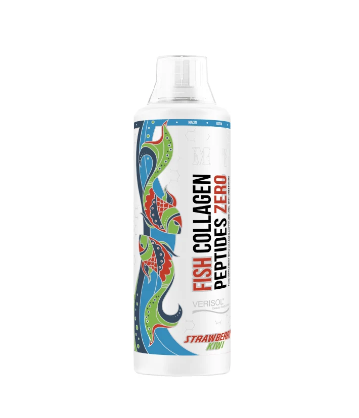 Fish Collagen Peptides Verisol® 500 ml Strawberry kiwi