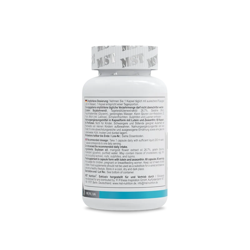 Lutein 40 mg + Zeaxanthin 60 Softgels