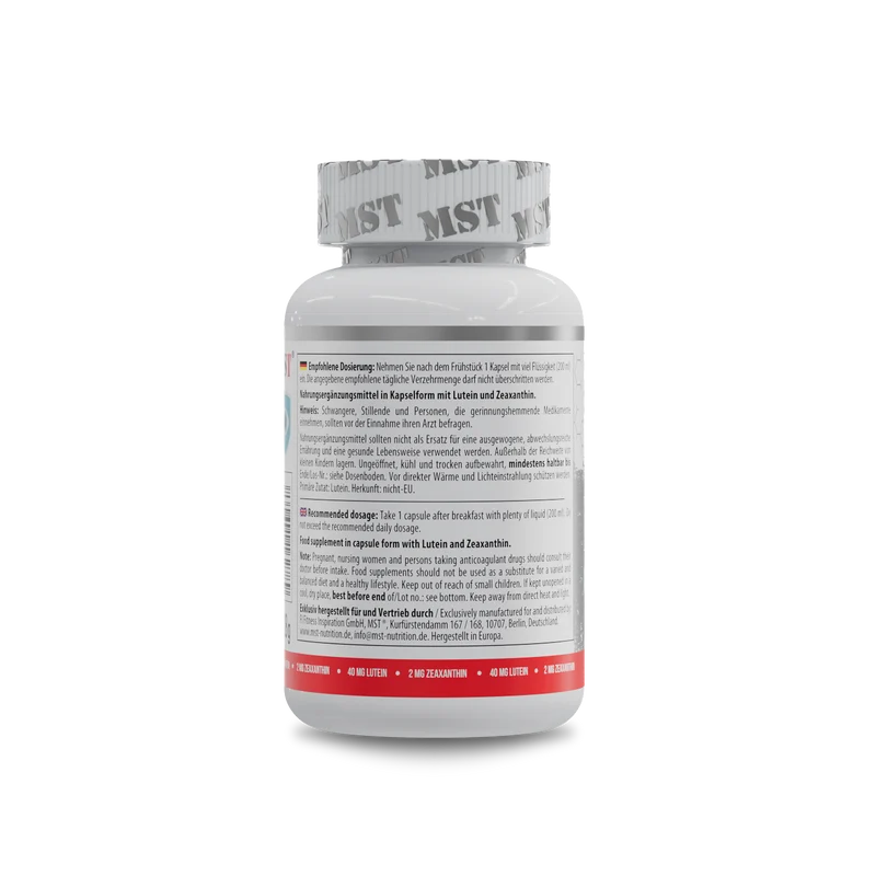 Lutein 40 mg + Zeaxanthin 60 Softgels