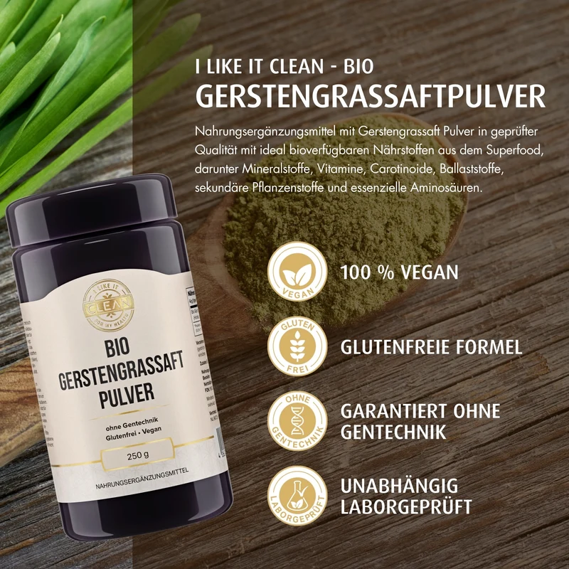 Gerstengrassaft Bio