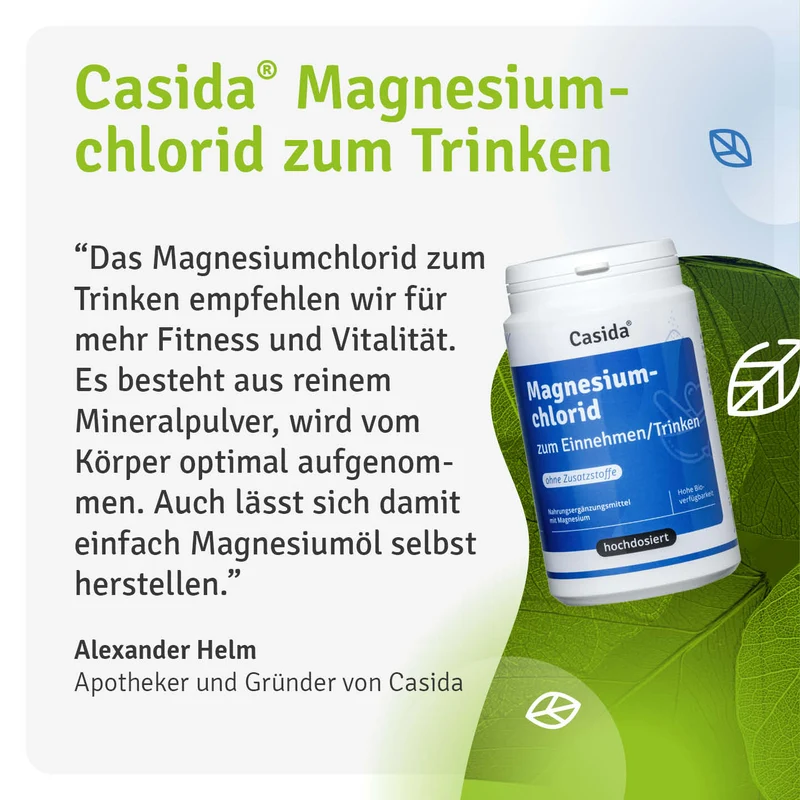 Magnesiumchlorid zum Einnehmen / Trinken