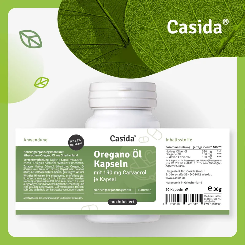 Oregano Öl Kapseln