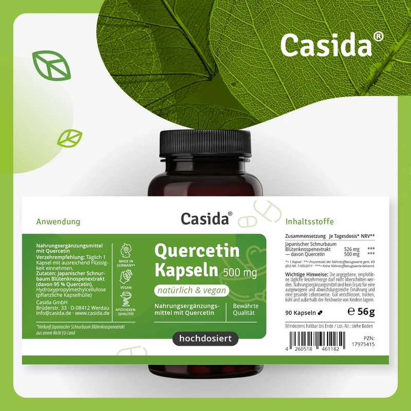 Quercetin Kapseln 500 mg