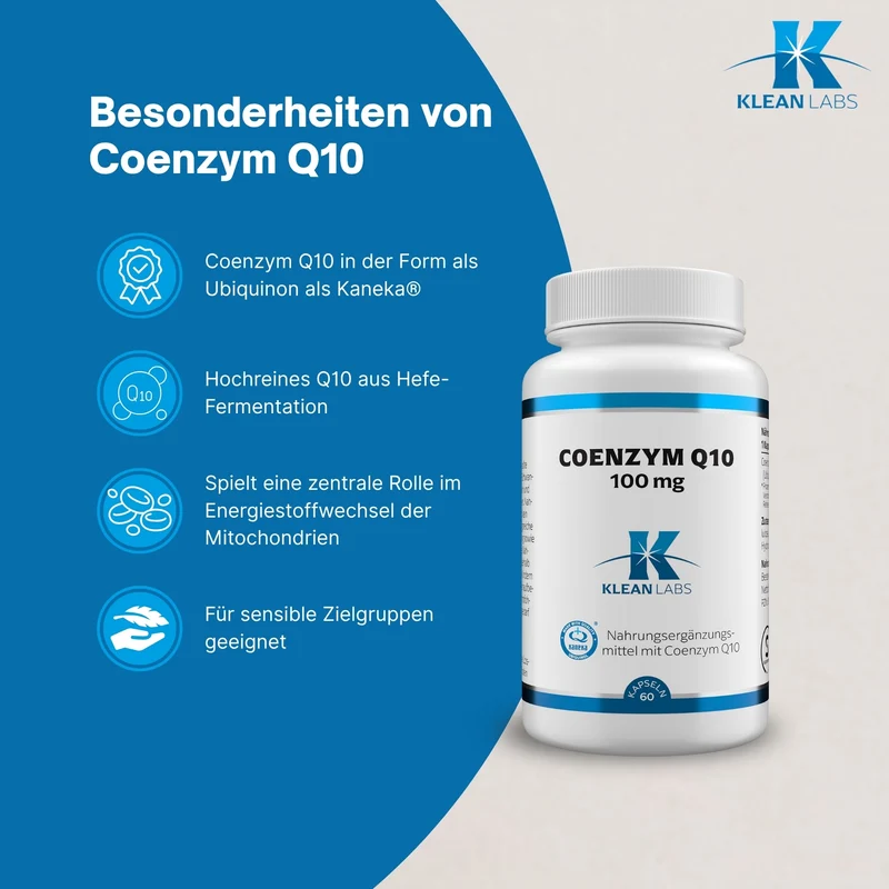Coenzym Q-10 100 mg KLEAN LABS