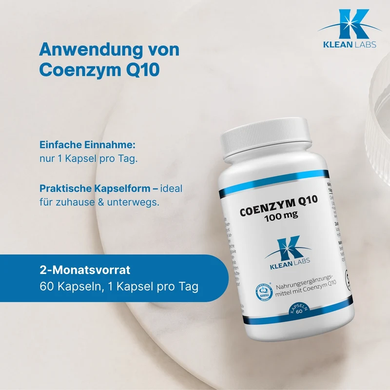 Coenzym Q-10 100 mg KLEAN LABS