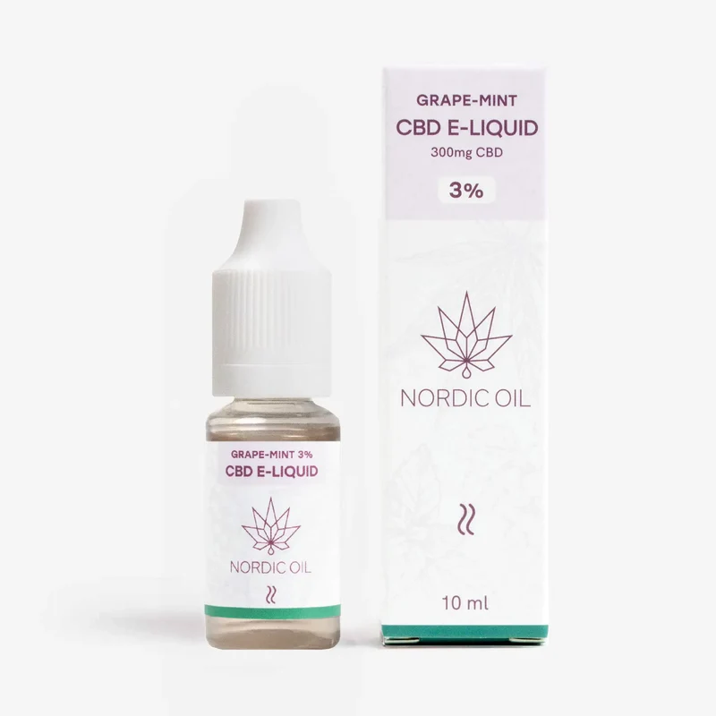CBD E-Liquid Traube & Minze