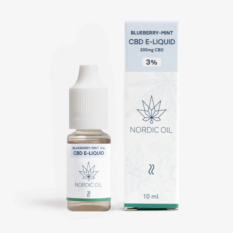 CBD E-Liquid Blaubeere & Minze