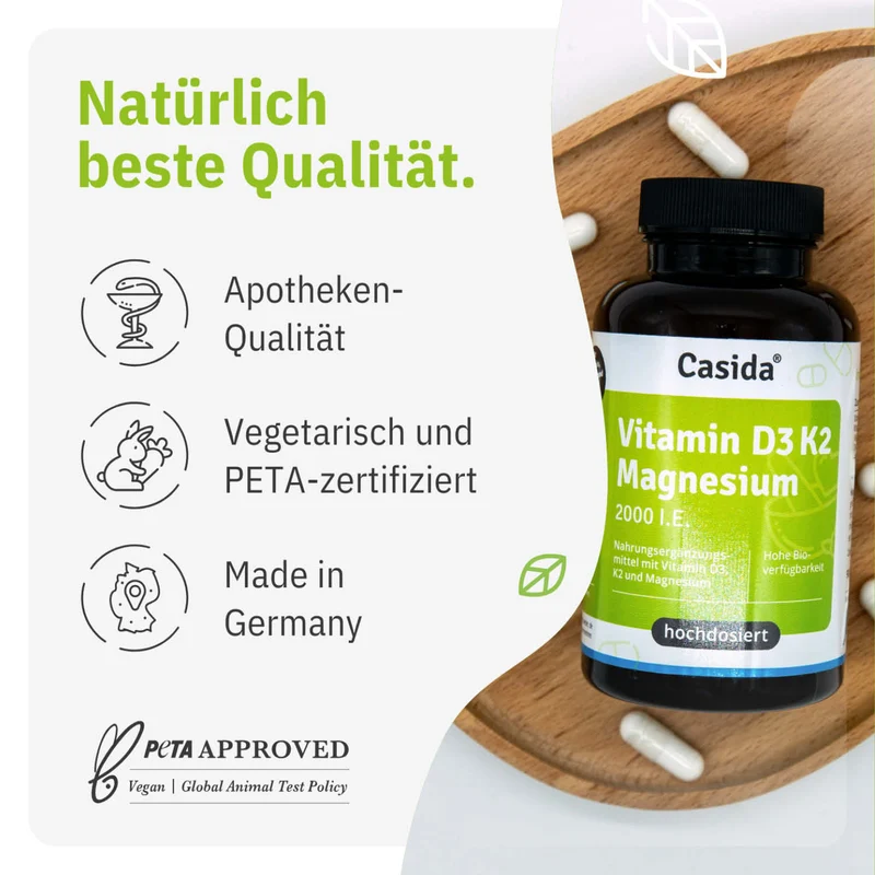 Vitamin D3 K2 Magnesium Kapseln - B2B