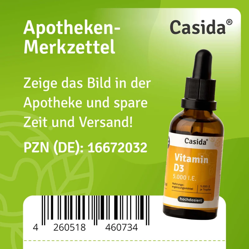 Vitamin D3 Tropfen 5000 I.E. - B2B