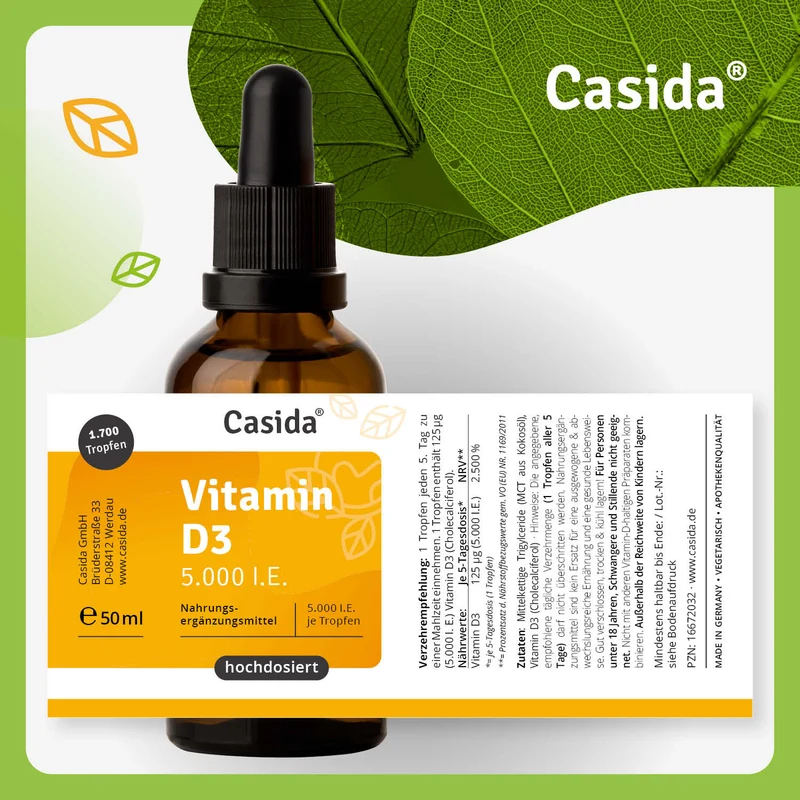 Vitamin D3 Tropfen 5000 I.E. - B2B