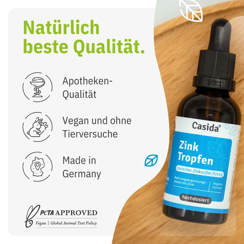 Zink Tropfen - Ionisches Zinksulfat