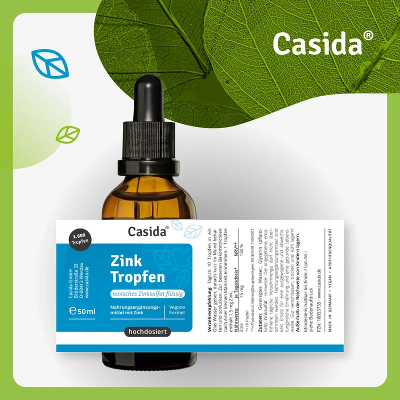 Zink Tropfen - Ionisches Zinksulfat