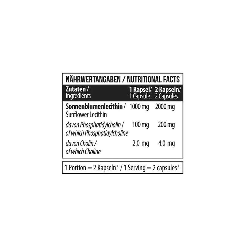 Lecithin Sunflower 90 Kapseln