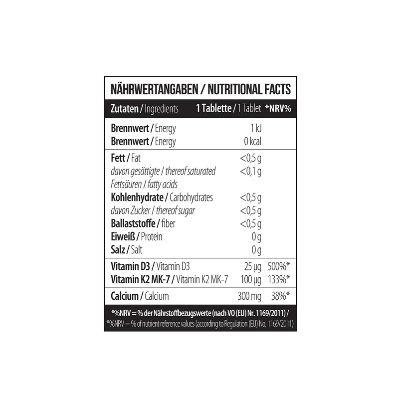 Calcium Citrate D3 K2VITAL® 120 Tab
