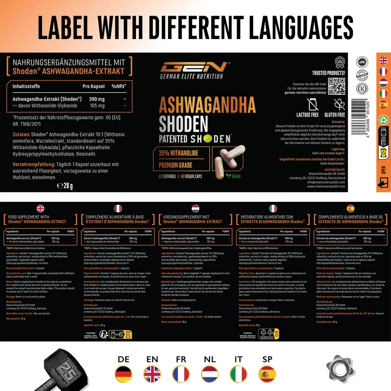 Ashwagandha Extrakt Shoden®