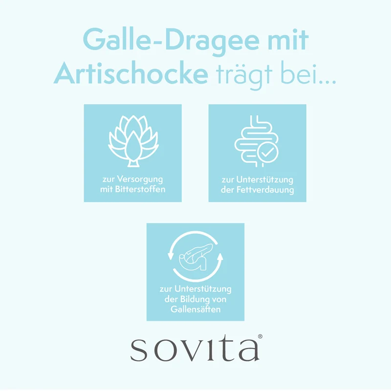 sovita Galle-Dragee mit Artischocke