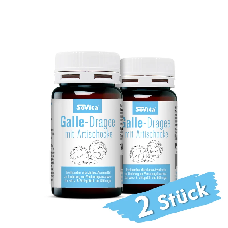 sovita Galle-Dragee mit Artischocke