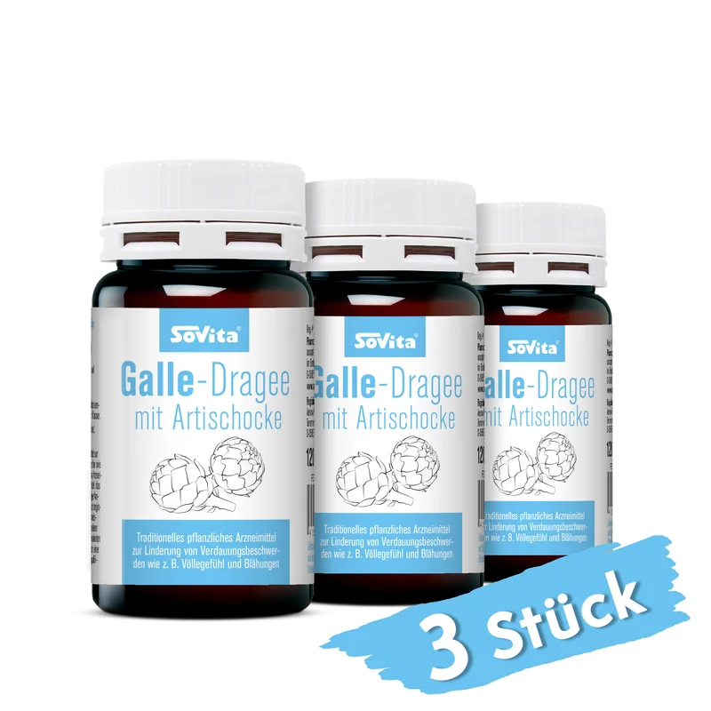 sovita Galle-Dragee mit Artischocke