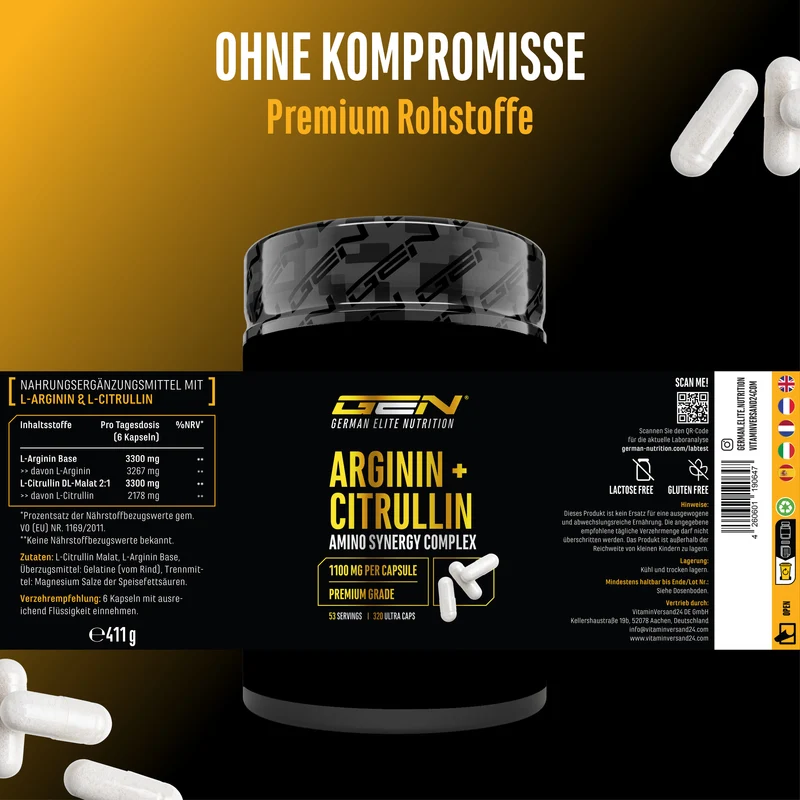 L-Arginin + L-Citrullin