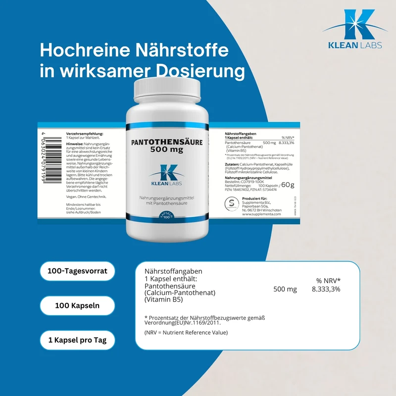 Pantothensäure B5