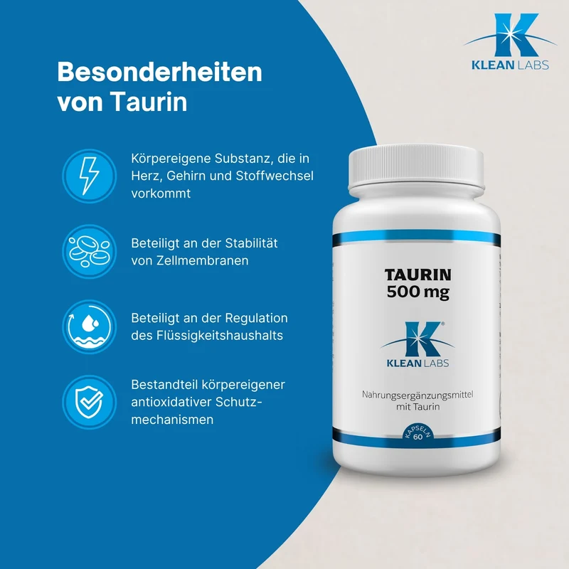 Taurin 500 mg