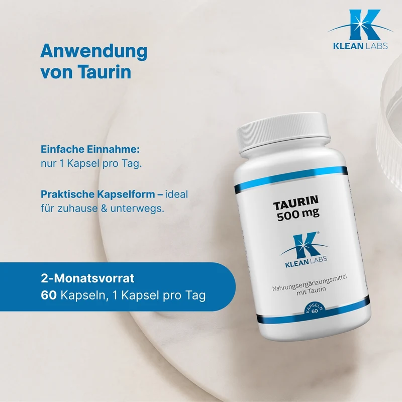 Taurin 500 mg