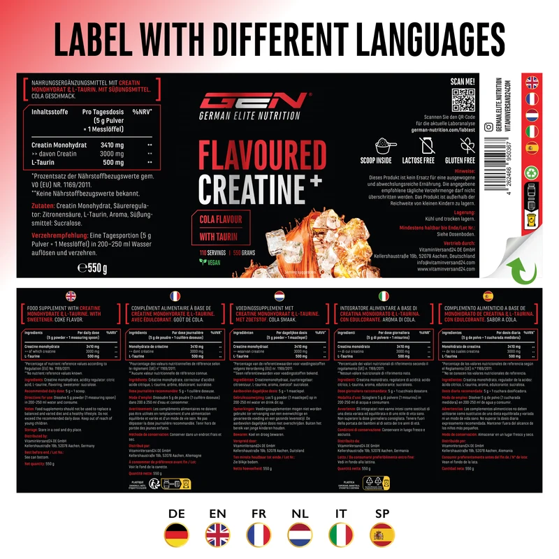 Creatin Plus mit Geschmack