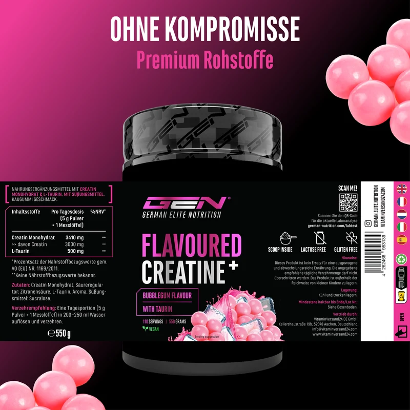 Creatin Plus mit Geschmack