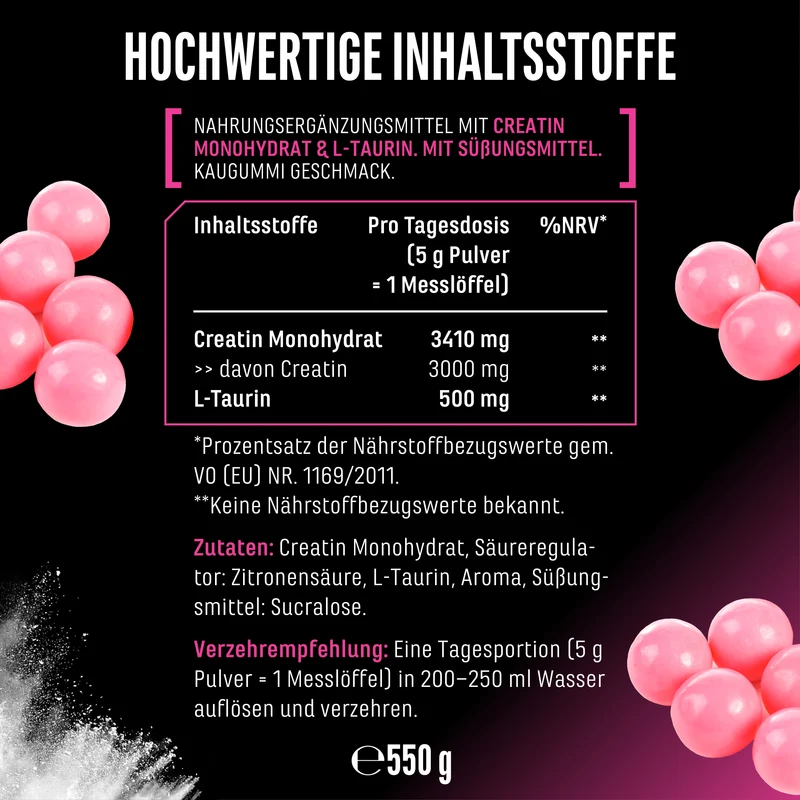 Creatin Plus mit Geschmack