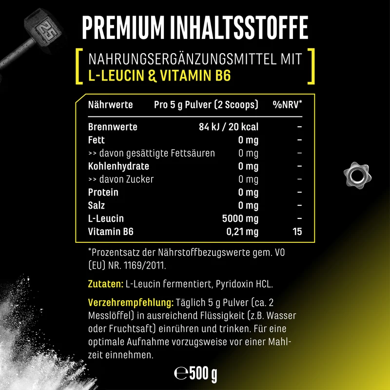 L-Leucin Pulver