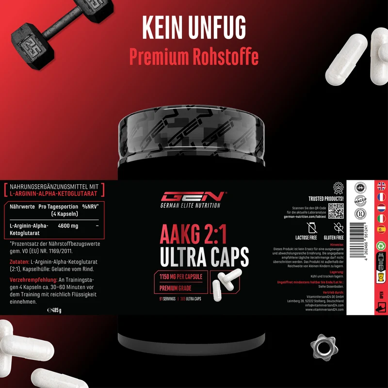 AAKG Ultra Caps
