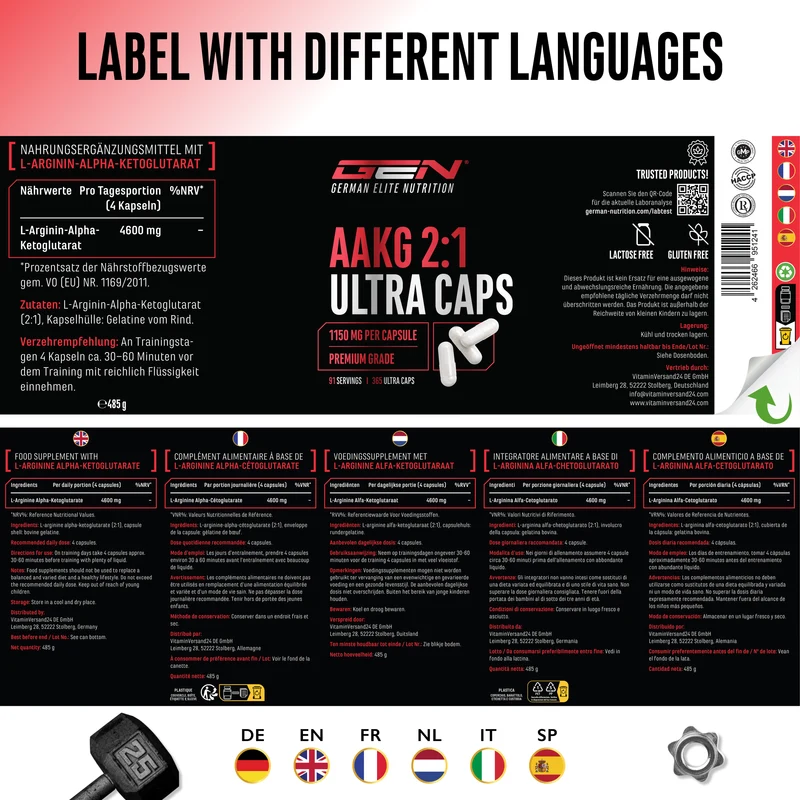 AAKG Ultra Caps