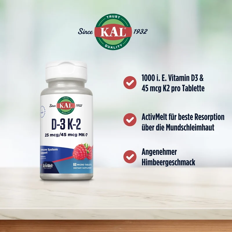 Vitamin D3 & K2