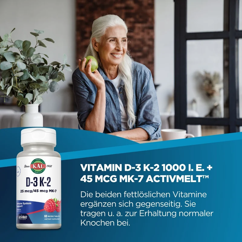 Vitamin D3 & K2