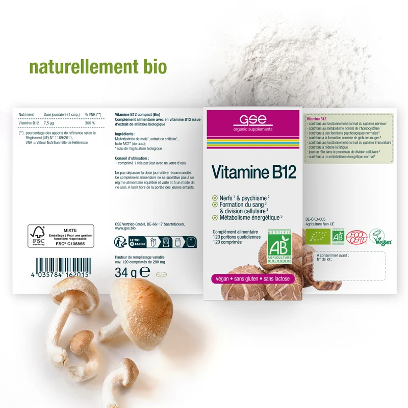 Vitamine B12 Compact (bio)