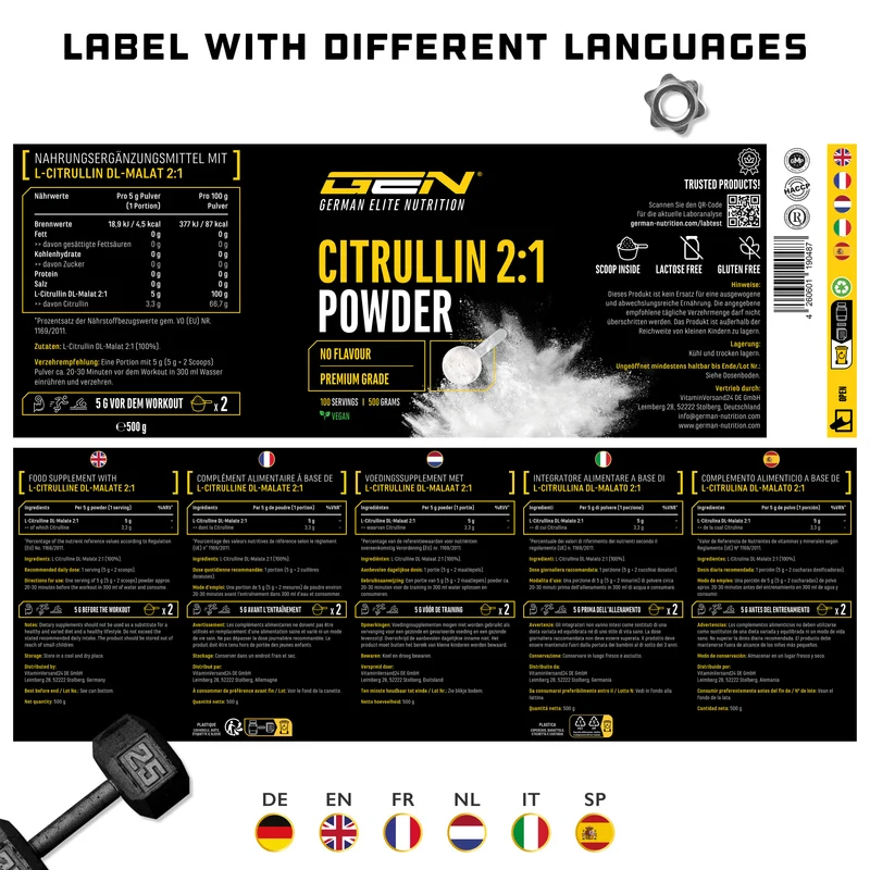 L-Citrullin Pulver
