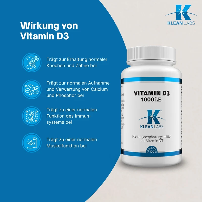 Vitamin D3 1000 I.E.
