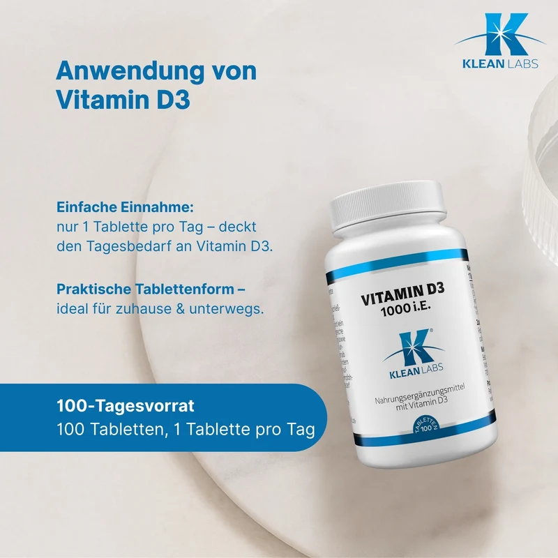 Vitamin D3 1000 I.E.