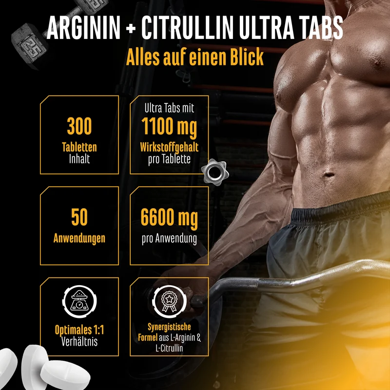 L-Arginin + L-Citrullin Tabs