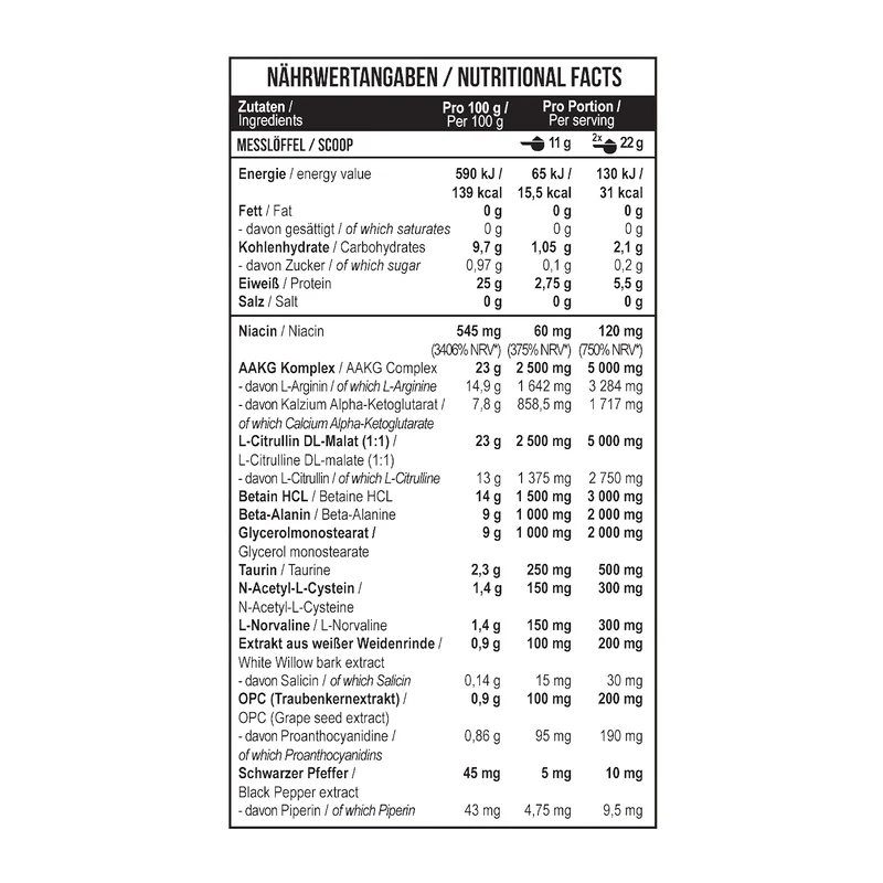 Pump Killer 550 g Fruit punch
